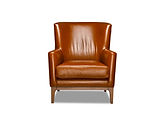 David Genuine Leather Armchair / Tile