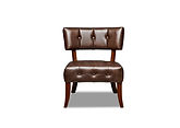 Tesco Genuine Leather Armchair / Brown