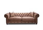 Marbella Nubuck Fabric Chester / Tan