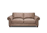 Volentino Nubuck Fabric Sofa / Beige