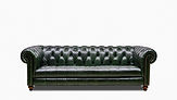Vintage Genuine Leather Full Quilted Chester / Bitter Green
