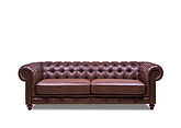 Vintage Nubuck Fabric Chester / Brown