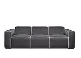 Prisma Modern Fabric Sofa / Anthracite