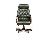 Victor Leather Executive Chair / Green