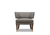 Wolf Nubuck Fabric Armchair